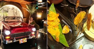 Interior del lujoso restaurante Carolina de Karol G en Medellín, visitado por una cubana.