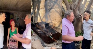 Mike Hammer, Jefe de Embajada de EEUU en Cuba, en un diálogo directo con una pareja de ciudadanos cubanos en Mayabeque.