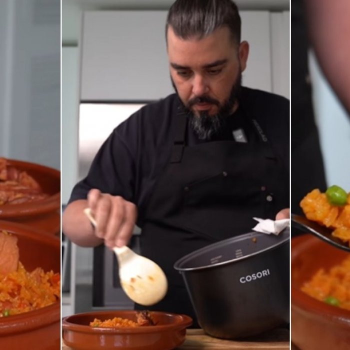 Deliciosa receta de arroz amarillo con costillas de cerdo al estilo cubano, popularizada por el chef HavanaDice en TikTok.