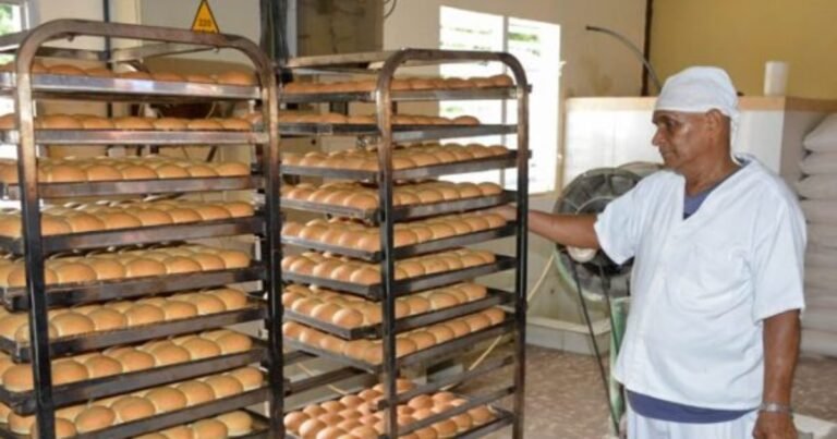 Tabla de la ONEI mostrando el alarmante aumento del precio del pan en Cuba debido a la crisis de harina.