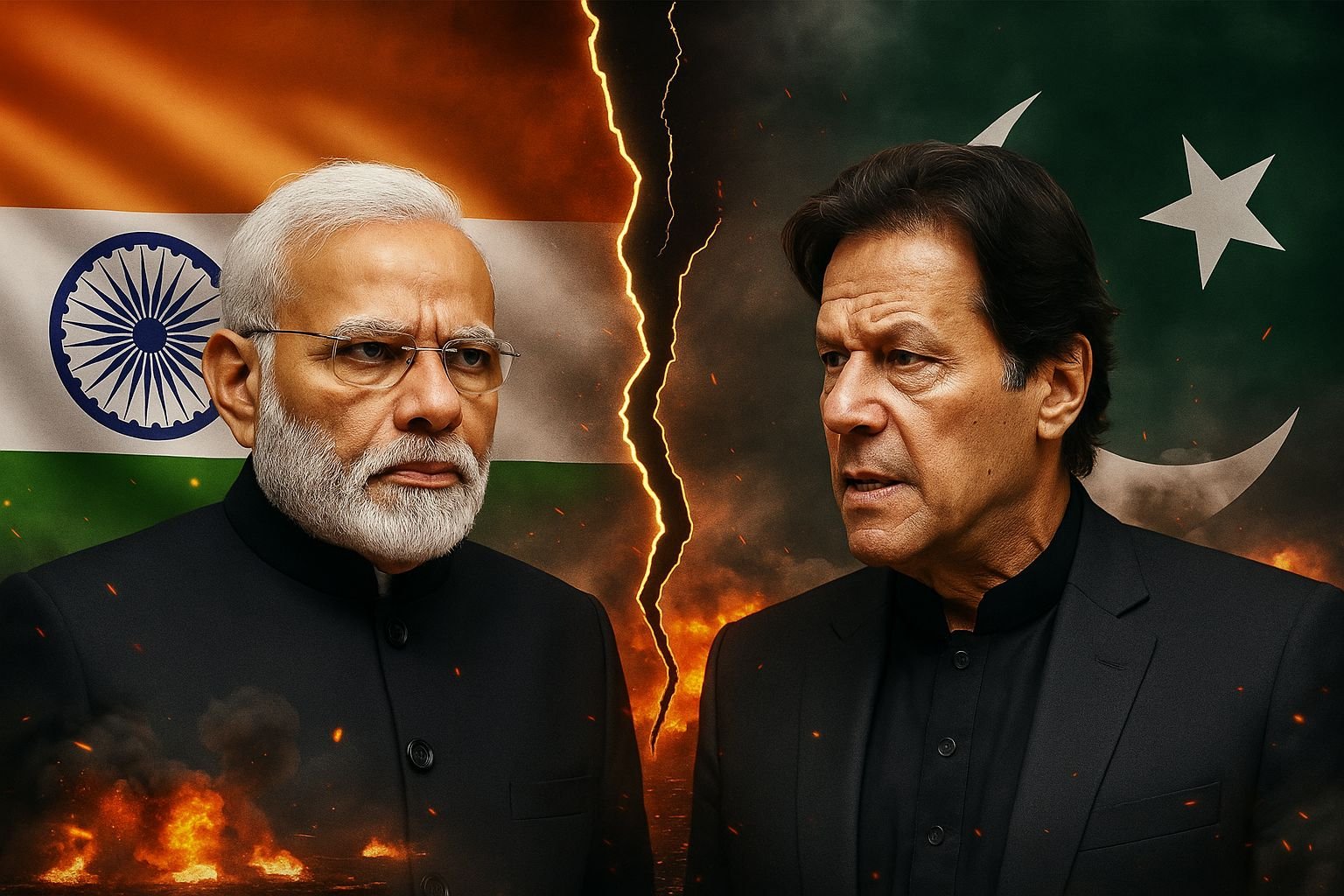 Mapa de la región de Cachemira ilustrando la zona de la Operación Sindoor entre India y Pakistán.