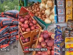 Interior de un agromercado en La Habana con abundantes productos de EEUU, como frutas, verduras y carnes, objeto de polémica.