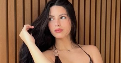 Captura de pantalla de la publicación de Rachel Arderi en bikini con el comentario divertido de Bebeshito en Instagram.