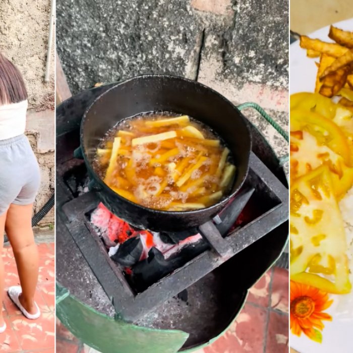 Joven cubana de Matanzas comparte comida con su vecina jubilada en un gesto de solidaridad que conmueve en TikTok.