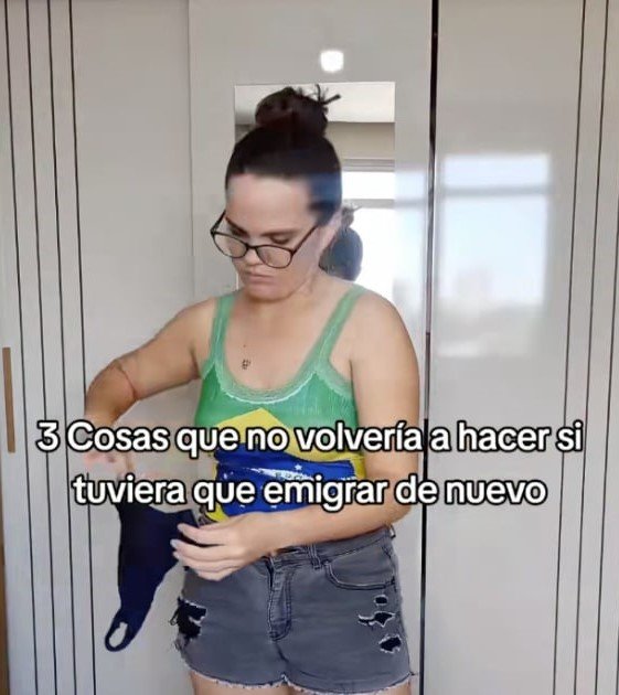 Cubana residente en Brasil, @yaicontigo, comparte en TikTok los errores que no cometería si tuviera que emigrar de nuevo.