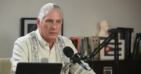 Imagen de un meme viral de Miguel Díaz-Canel, el gobernante cubano, en relación con las declaraciones sobre el tarifazo de ETECSA.