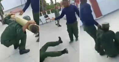 Captura de pantalla de un comentario en redes sociales de un usuario que afirma reconocer al oficial abusador del Servicio Militar en Cuba.