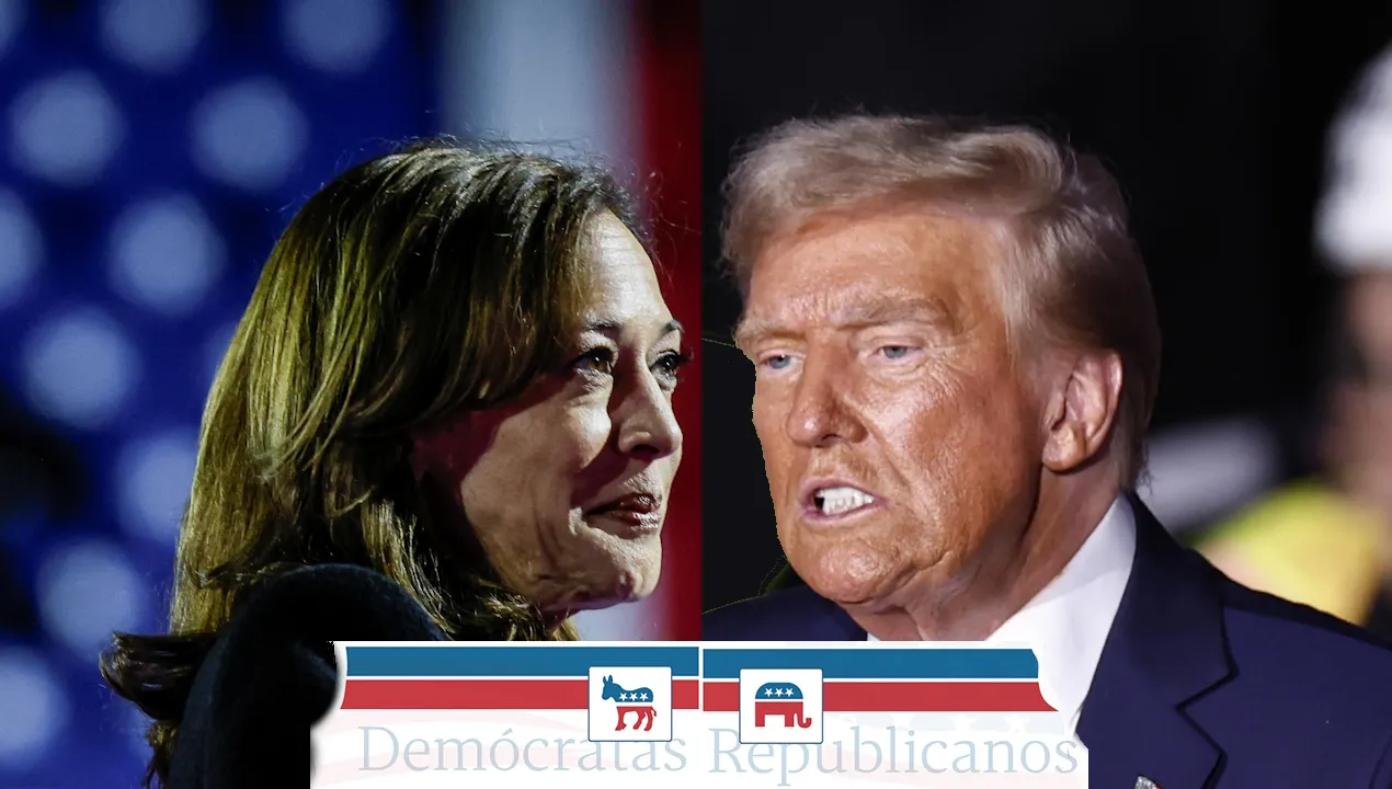Ileana García, cofundadora de Latinas por Trump, criticando las políticas migratorias de la administración en un evento en Miami.