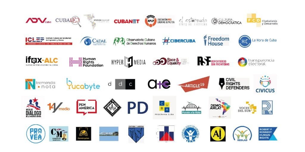 Logotipos de medios de comunicación internacionales, ilustrando el escándalo global generado por las declaraciones de la ministra cubana sobre los mendigos.