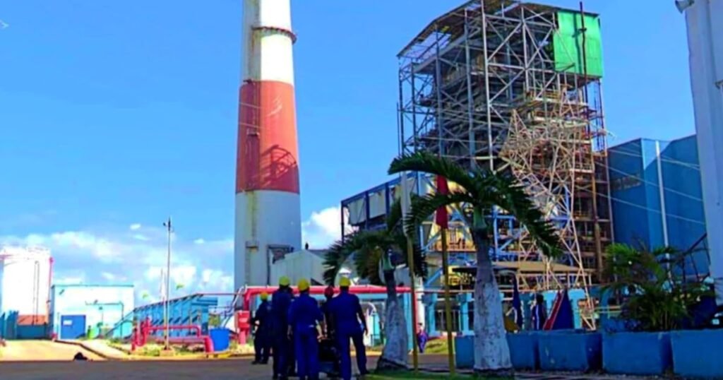 Imagen de la termoeléctrica Antonio Guiteras en Matanzas, Cuba, que ha sufrido una nueva avería agravando los apagones en la isla.
