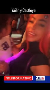 Videos de Yailin y su hija Cattleya en el concierto de Anuel AA en República Dominicana.