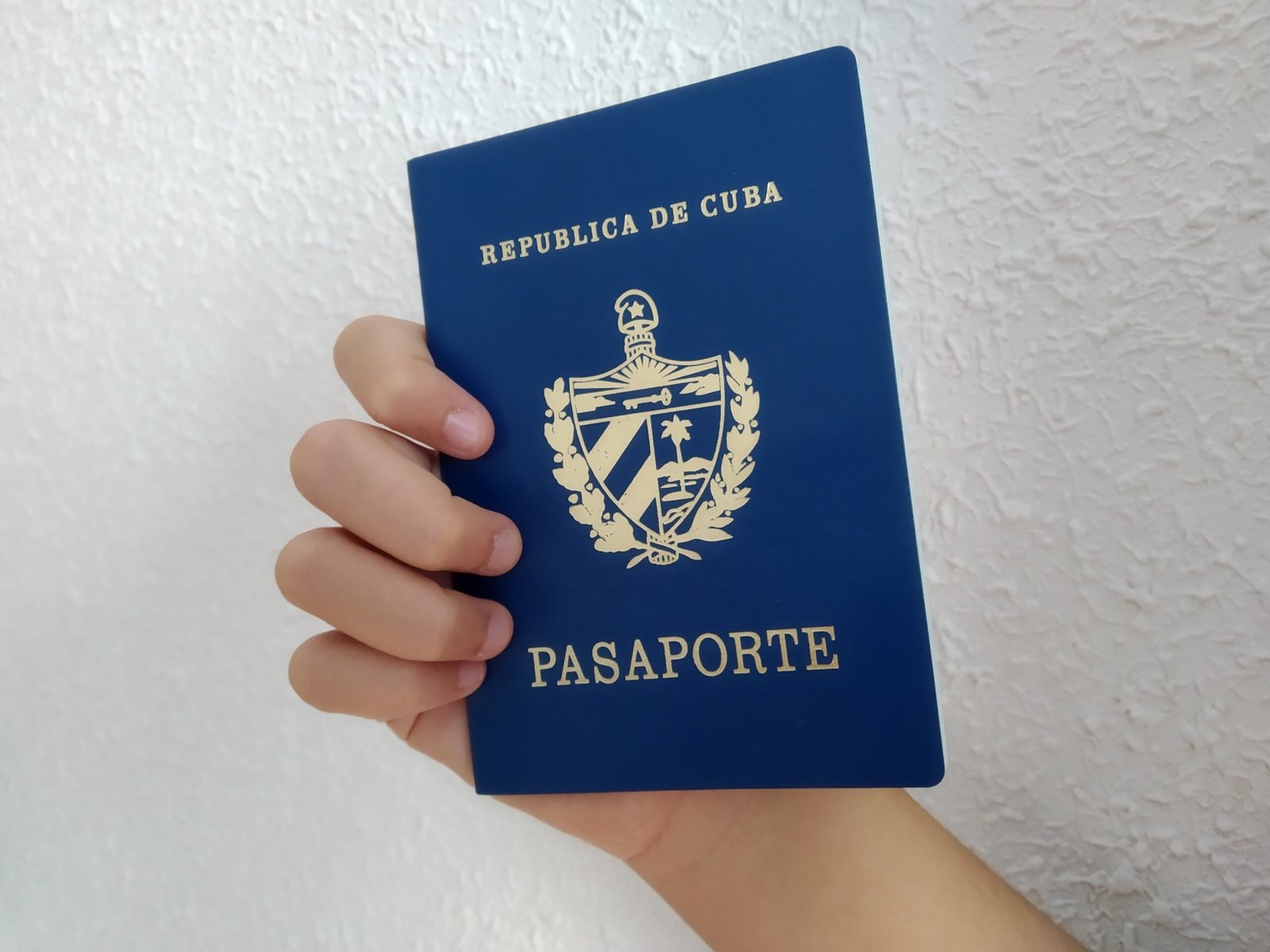 Pasaporte cubano, simbolizando la pérdida de dinero y la prohibición de viajar para una familia cubana.