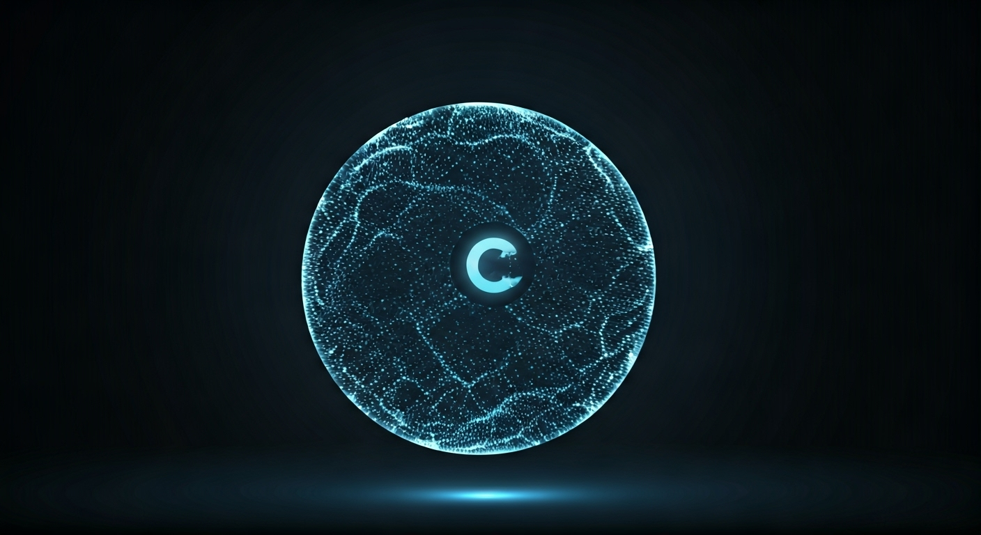 Representación simbólica de la captura de carbono en la industria tecnológica con un enfoque en la sostenibilidad ambiental.