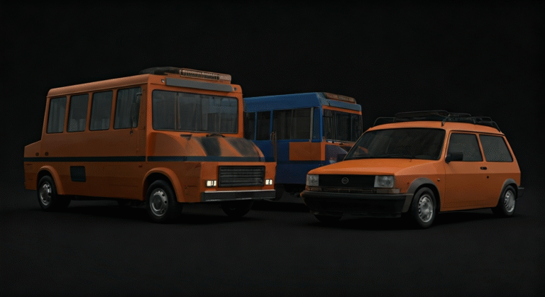 Camionero inmigrante ilegal: permiso de trabajo Biden vs. Trump en accidente mortal Representación simbólica de la controversia migratoria y de seguridad vial con estilo visual periodístico. ```