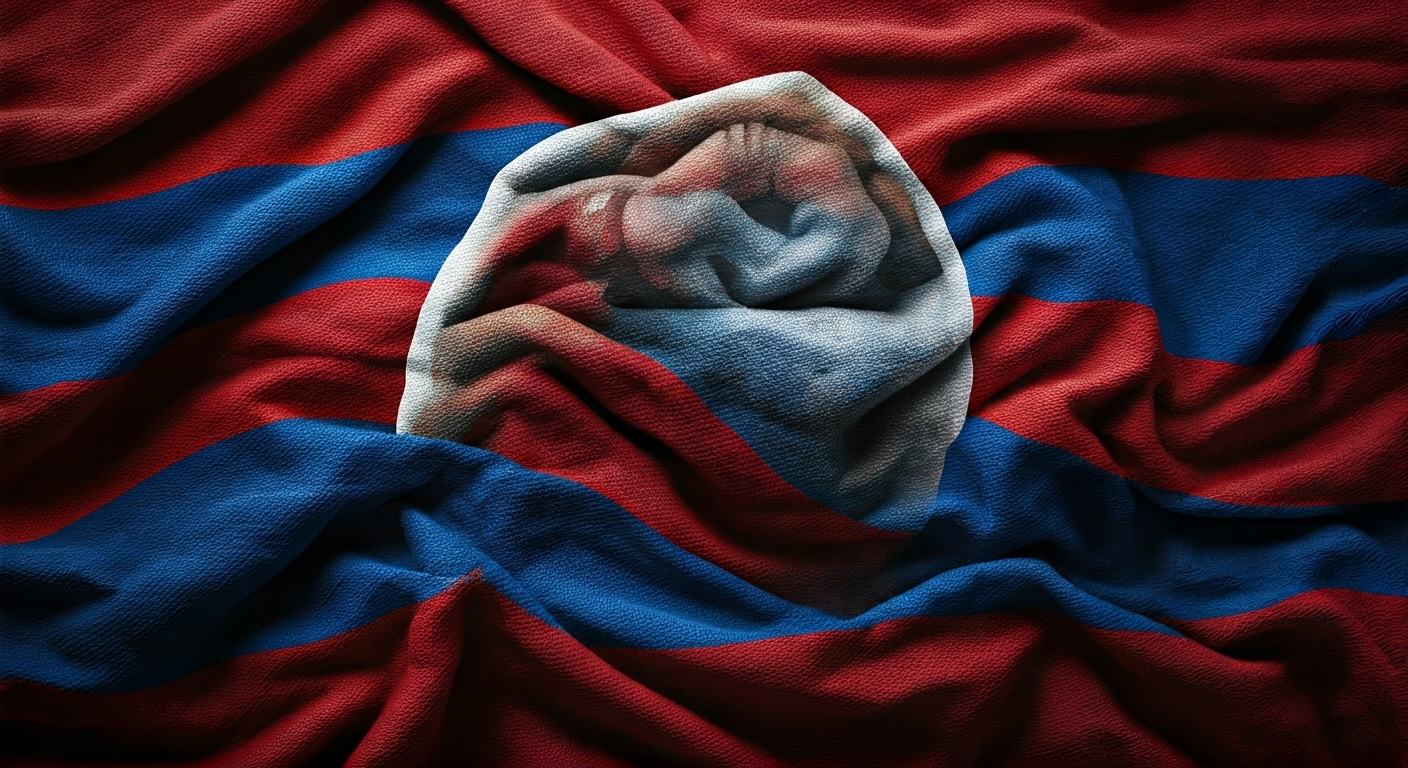 Representación simbólica de la crisis migratoria y familiar en Estados Unidos con estilo visual periodístico.