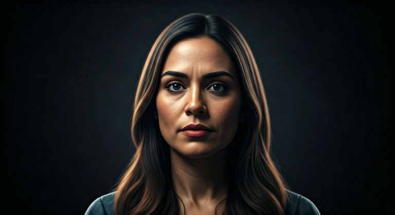 Representación simbólica de la respuesta de Samantha Hernández a Wampi con estilo visual periodístico.