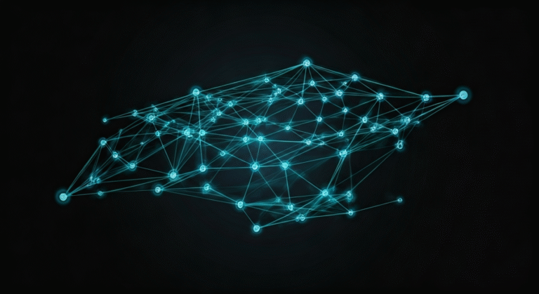 Representación simbólica de la conexión a distancia con estilo visual periodístico.