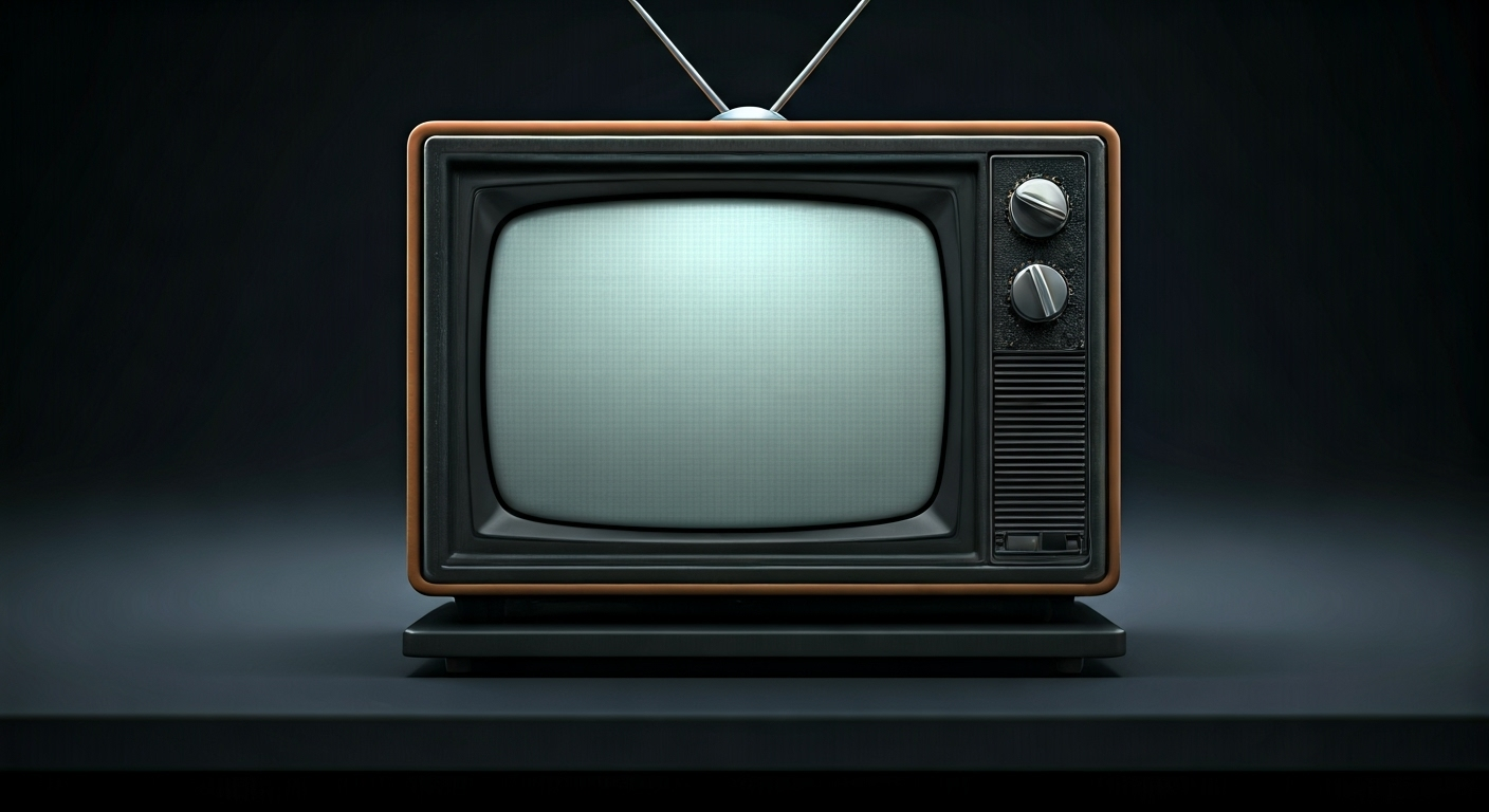Representación simbólica de personajes de televisión odiados con un estilo visual periodístico.