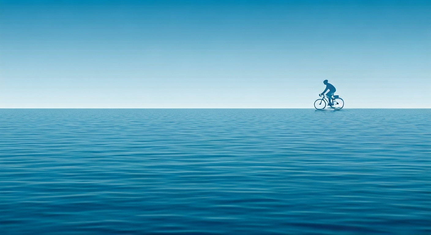Representación simbólica de la actividad ciclónica en el Atlántico con estilo visual periodístico.