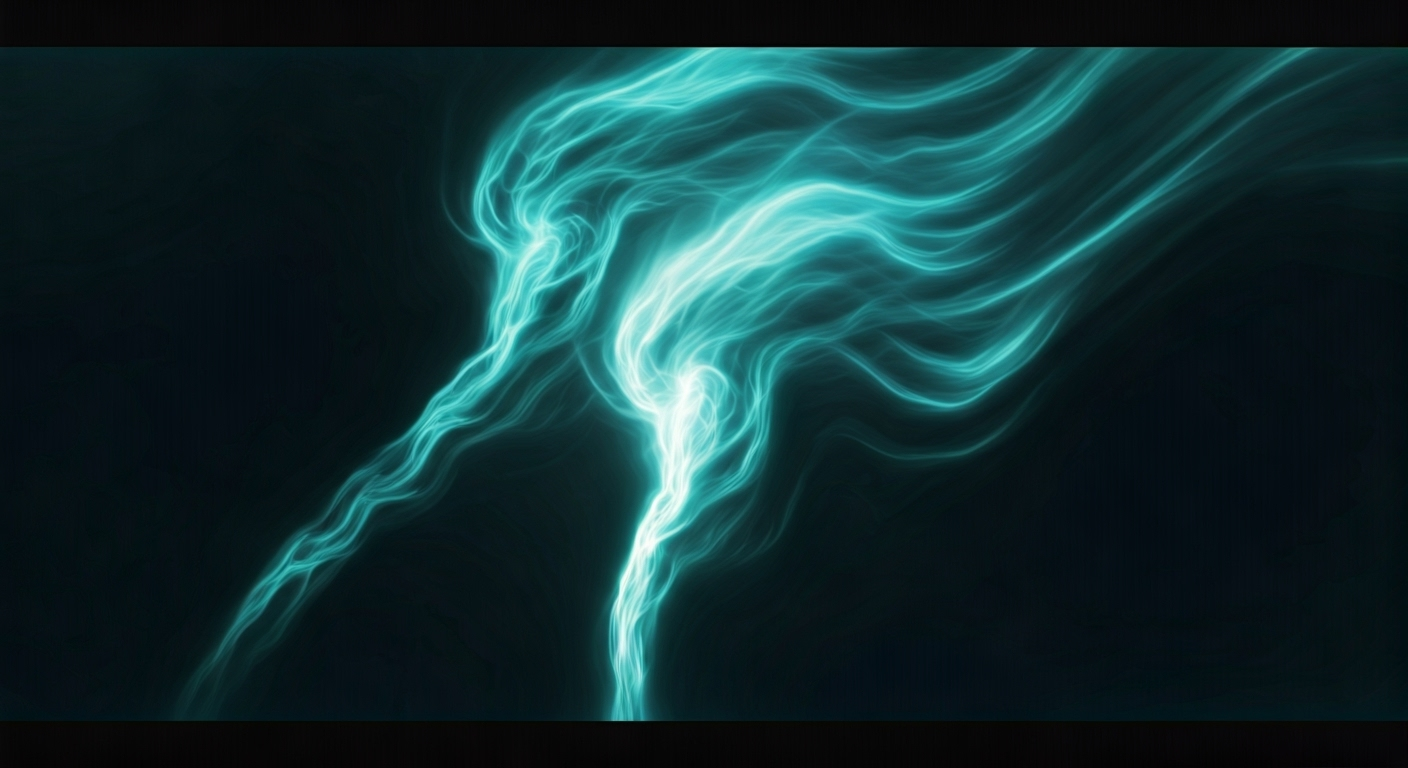 Representación simbólica de la formación de tormentas tropicales con estilo visual periodístico. ```