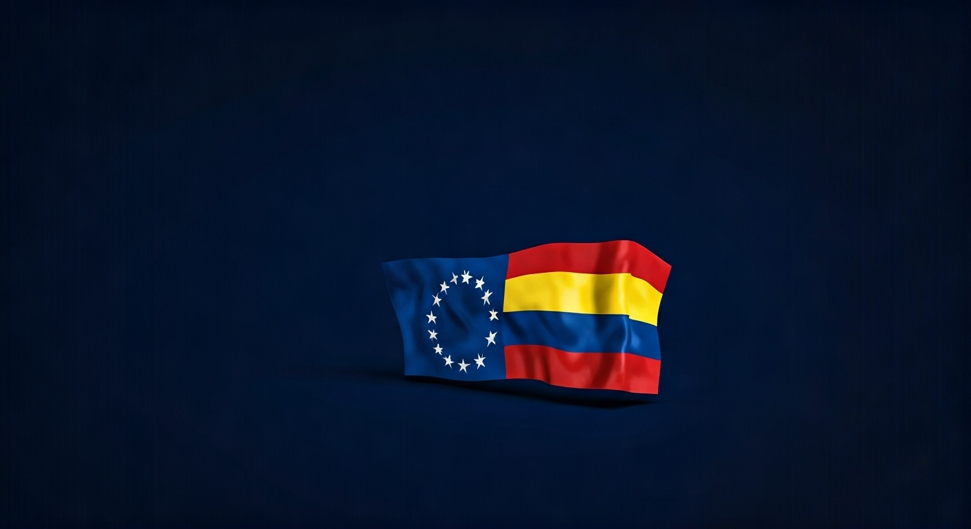 Representación simbólica de la diplomacia internacional y las tensiones geopolíticas en América Latina, con un enfoque en la búsqueda de apoyo para la paz.