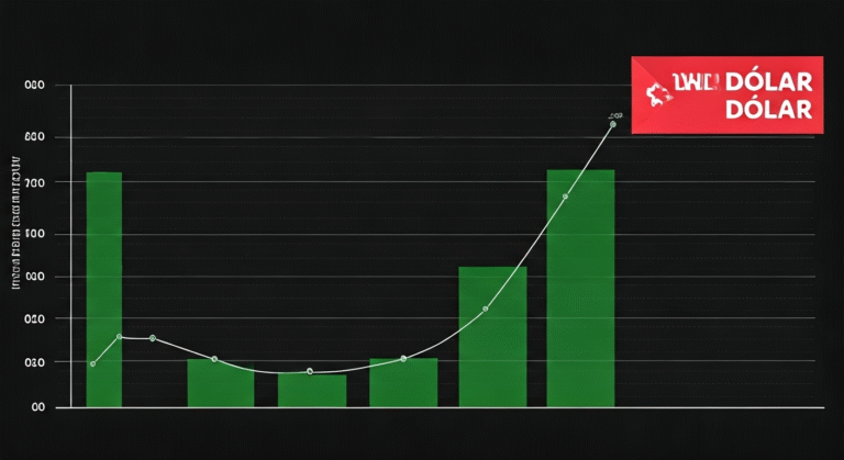 Gráfico de la evolución del dólar en el mercado informal cubano, mostrando un nuevo récord de venta.