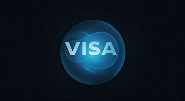 Representación simbólica de la regulación de visas de trabajo con estilo visual periodístico.
