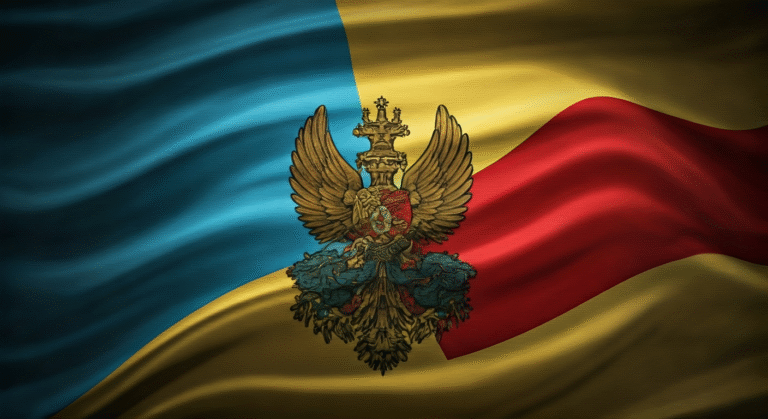 Representación simbólica del éxito y la superación personal en el contexto deportivo y de migración, con un estilo visual periodístico.