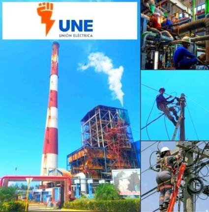 Nota informativa de la Unión Eléctrica de Cuba