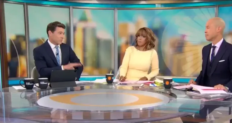 Gayle King quedó atónita después de que Tony Dokoupil, copresentador de «CBS Mornings», atacara a Jimmy Kimmel en directo