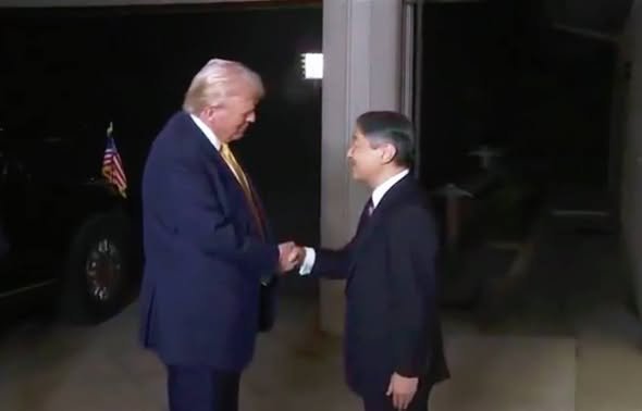 Trump Inicia Visita de Estado a Japón con un Encuentro Protocolar con el Emperador Naruhito