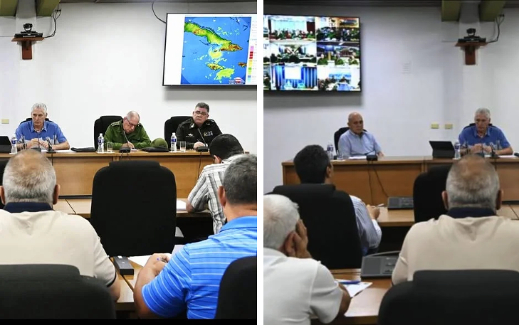 Consejo de Defensa Nacional de Cuba Sesiona ante la Inminente Llegada del Huracán Melissa