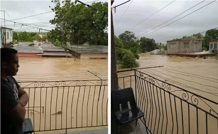 Inundaciones Severas Aíslan Barrios y Desplazan Familias en Cueto, Holguín