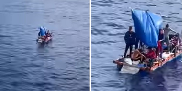 Crucero rescata a 10 migrantes cubanos en peligro de naufragar cerca de costas mexicanas
