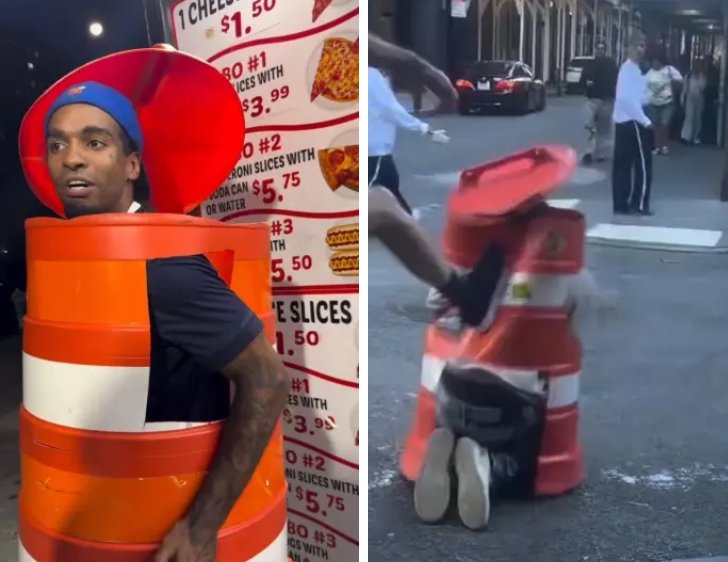 «Coneman», el Odioso Bromeador Callejero de NYC, Recibe una Patada «Bien Merecida» que se Hace Viral
