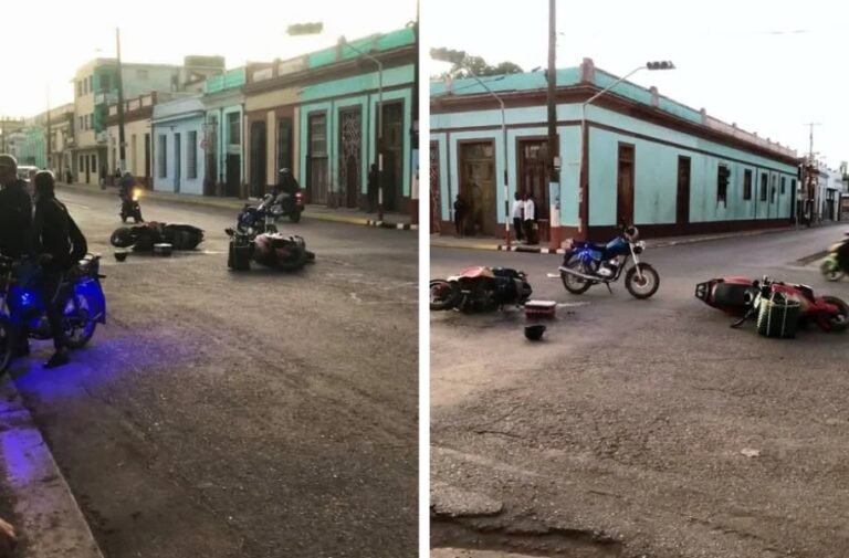 Colisión entre Motos en Cárdenas Deja un Herido con Lesiones en la Cabeza