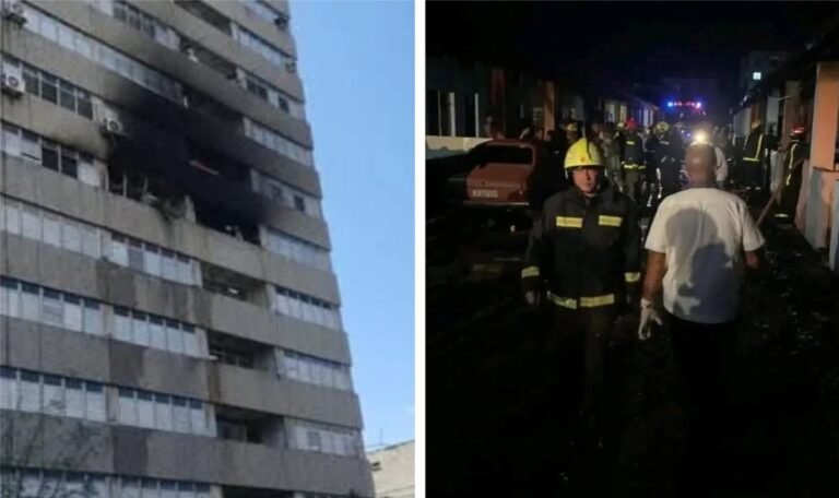 Incendio en Edificio de Plaza de la Revolución Deja Una Persona Fallecida y Daños Materiales