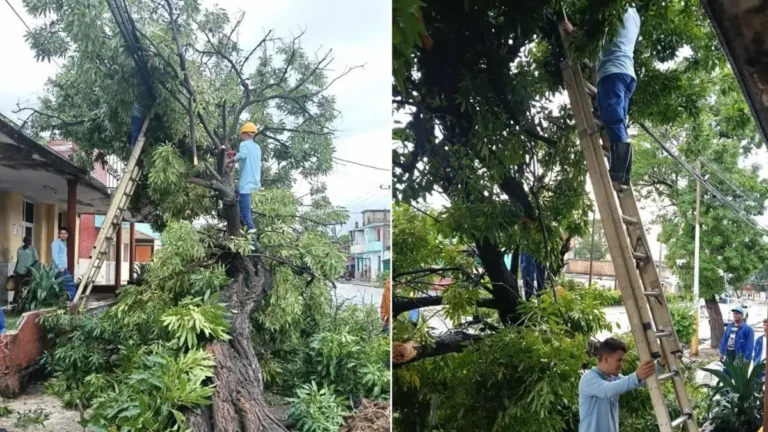 Vecinos de Guantánamo protestan por la falta de servicios tras el huracán Melissa