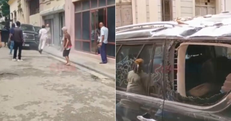 "De milagro no mató a uno": Desplome de balcón sobre un auto evidencia el riesgo latente en el centro histórico de La Habana 1765449203-milagro-mato-desploma-parte-balcon-habana-vieja-cae-auto