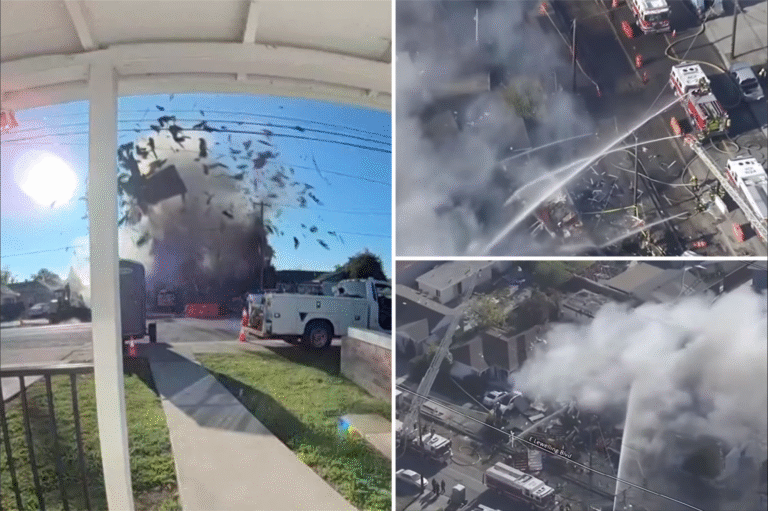 Explosión de gas arrasa una vivienda y deja seis heridos en California: "Parecía un video de guerra" videoframe_2073