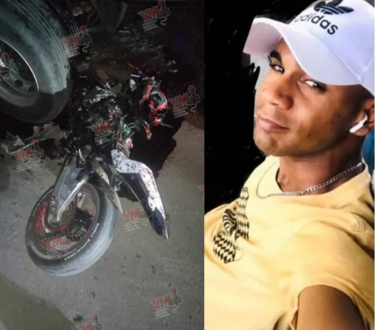 Tragedia vial en entrada de hospital: Un joven muere al chocar moto contra rastra en Contramaestre
