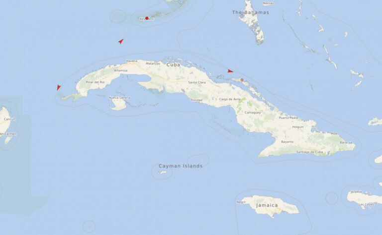 Tensión Naval: Tres Buques de Guerra de EE.UU. Operan a Mínima Distancia de las Costas de Cuba