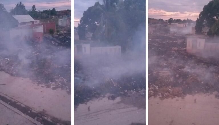 Vecinos de Rosa la Bayamesa en Bayamo denuncian vertedero de basura frente a un consultorio médico desde hace ocho meses