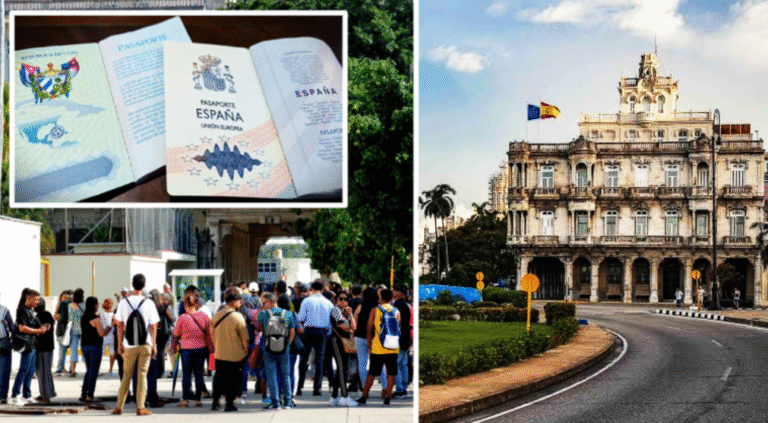 Ciudadano denuncia que coleros venden turnos en la Embajada de España por hasta 5,000 pesos: «Somos cientos sin poder recoger nuestros documentos»