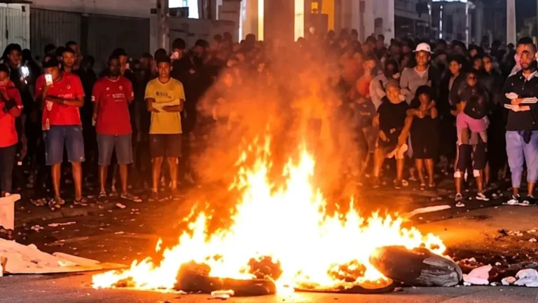El Condado estalla: vecinos de Santa Clara bloquean calles tras casi 36 horas sin luz